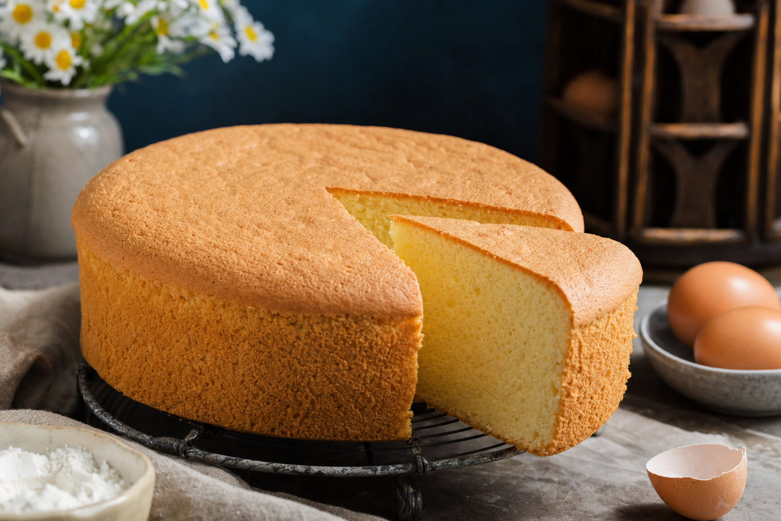 Piskóta — The airy Hungarian sponge of eggs, sugar and flour — the base for everything sweet