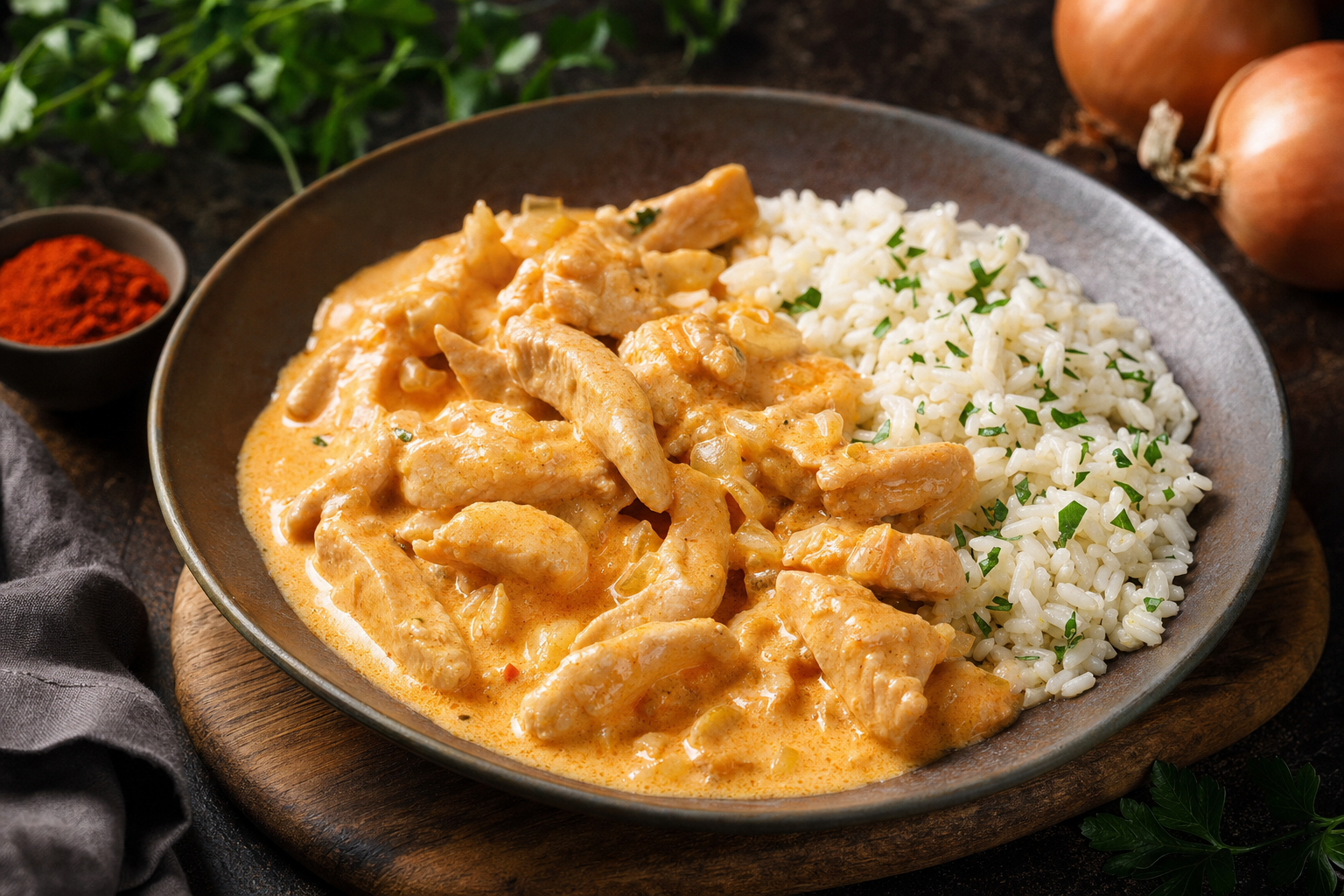 Turkey Paprikash